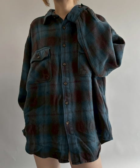 【USED】 STRUCTURE Flannel Shirt /251025-010