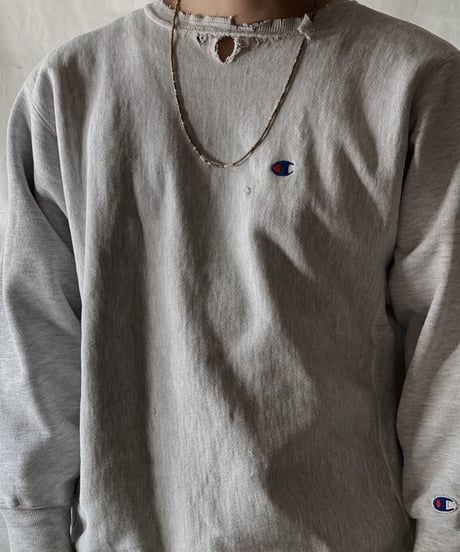 【USED】90's USA Champion Reverse Weave Sweat One Point /210213-013
