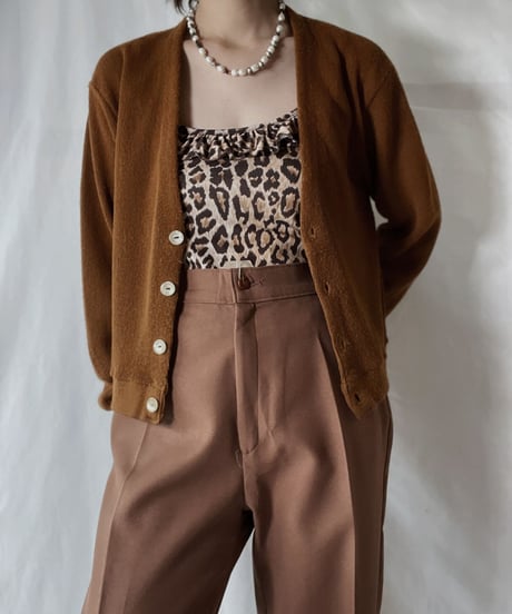 【USED】 Acrylic Knit Cardigan②/210930-027