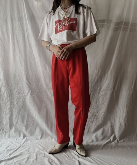【USED】S/S T-shirt Ray Ban /210602-009