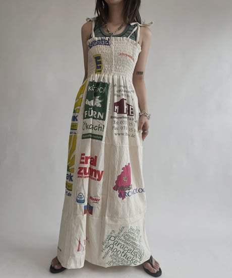 【RE;CIRCLE】 RE Eco-Friendly Bag Camisole One-piece / 220804-027