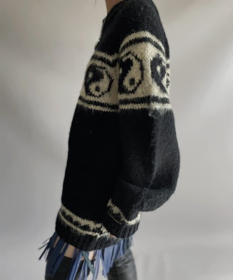 【USED】 Yin-Yang L/S Knit top 231112-010
