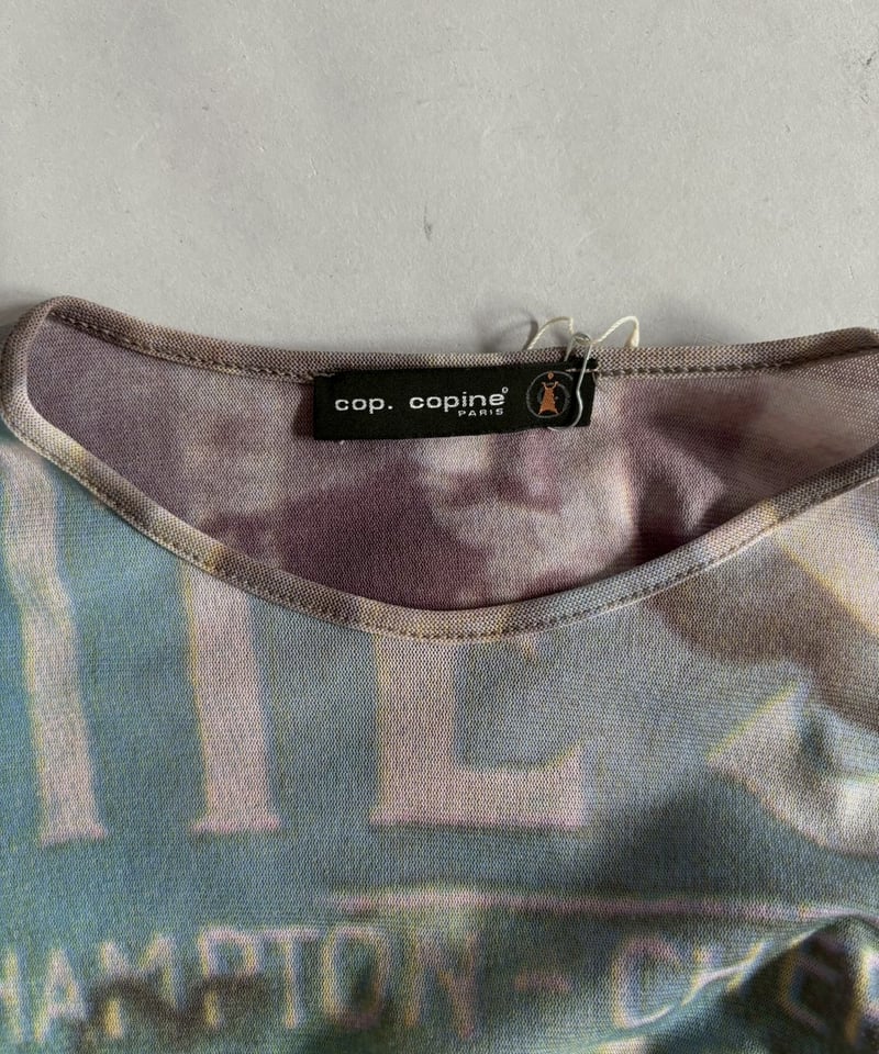 USED】 Cop.Copine Sheer Design Top/ 260228-014