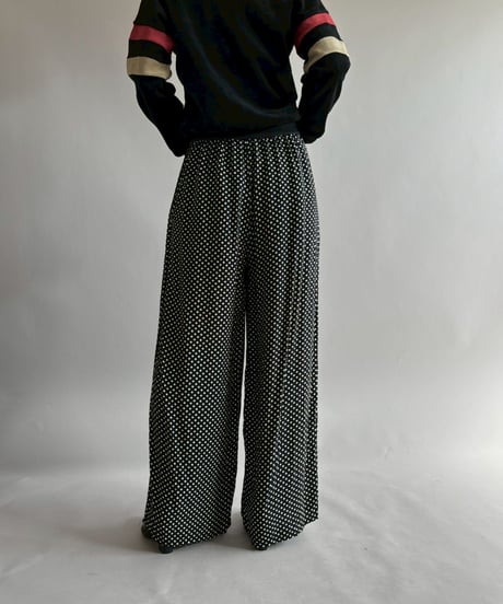 【USED】 Dot Pattern Easy pants  /260314-018