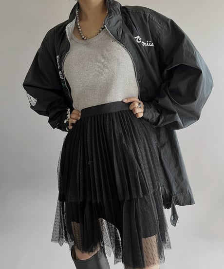【Mashup Products】 Silk Screen Reversible Nylon Jacket /  240217-005