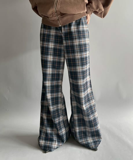 【USED】 Checked Easy Pants / 251108-006
