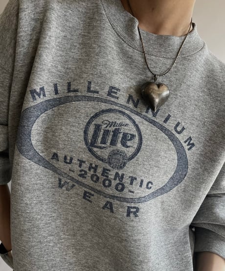 【USED】  Miller Lite Sweat Top /241019-018