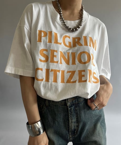 【USED】Made in USA Screen Stars Vest 90's PILGRIM T-Shirt /240824-041