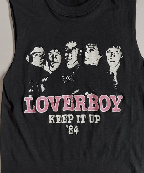 【USED 】Made in USA LOVER BOY Cut Off Tank Top/240505-007