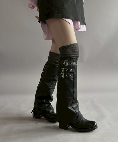 【RE;CIRCLE】 RE Leather Leg Cover / 260507-001