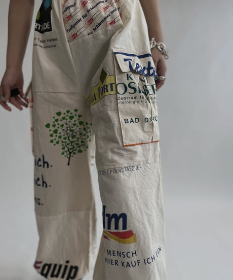【RE;CIRCLE】 RE Eco-Friendly Bag Draw Cord Pants / 220804-020