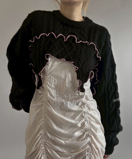 【RE;CIRCLE】 RE Mellow Knit Top / 260122-009