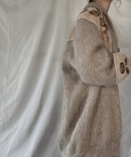 【USED】    Mohair Knit Cardigan/211216-018