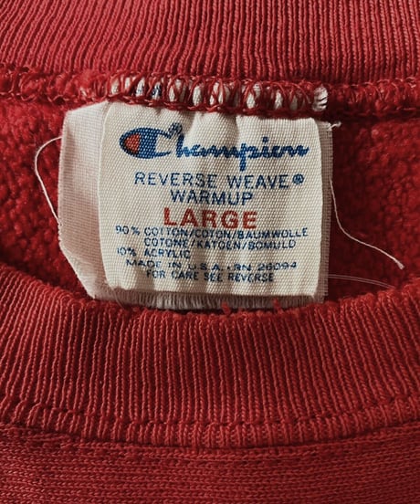 【USED】   80's USA Champion Reverse Weave Sweat One-point/211007-039