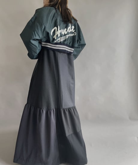 【RE;CIRCLE】 RE Nylon Short Jacket Navy / 230309-004
