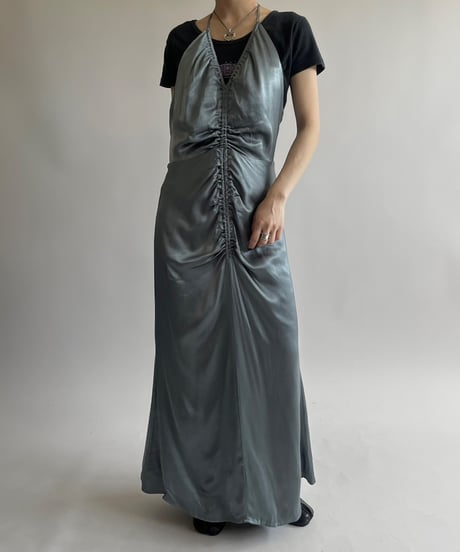 【USED】 Design Camisole Long One-Piece /250426-015