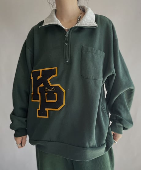 【RE;CIRCLE】 RE Wappen Half Zip Sweater Shirt / 221103-015