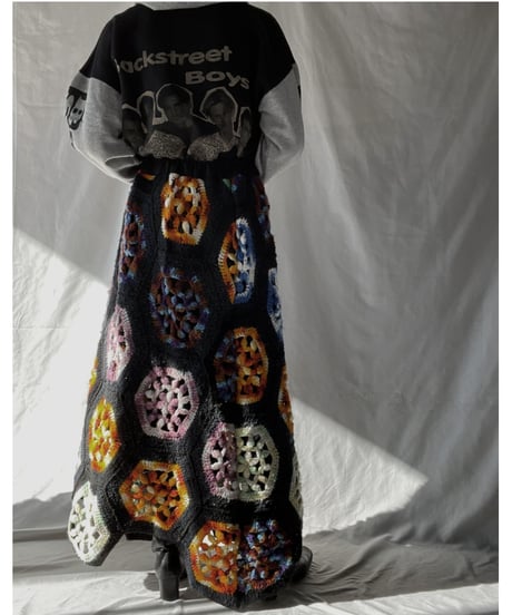 【RE;CIRCLE】 RE Granny Long Skirt④/211216-043