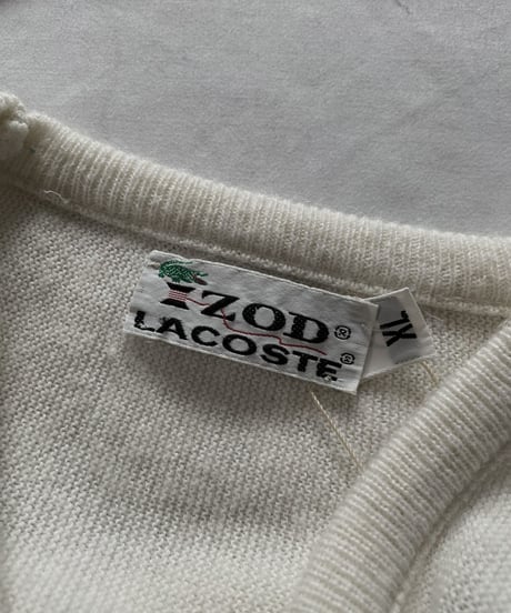 【USED】   LACOSTE Knit Top③/211126-009