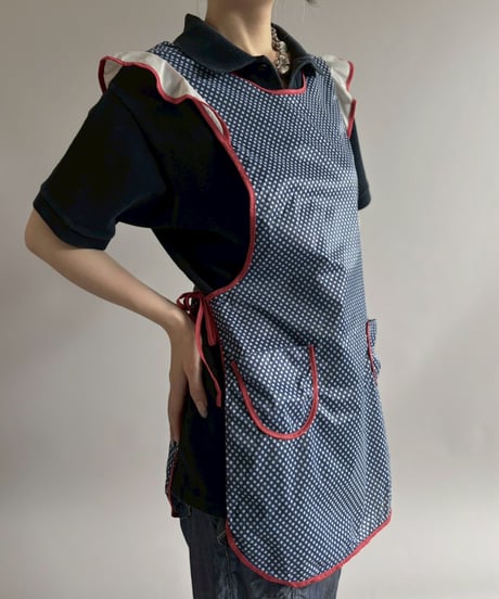【USED】 Dot Pattern Euro Apron / 260425-027