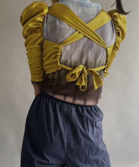 【USED】 Poly Cutout Top / 230401-012