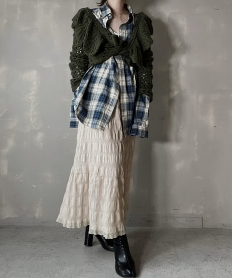 【USED】　Ralph Lauren Plaid L/S Shirt/ 220220-017
