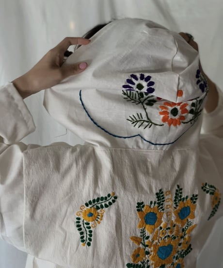 【RE;CIRCLE】RE Embroidery Ethnic Mexican Parker ③/210617-021