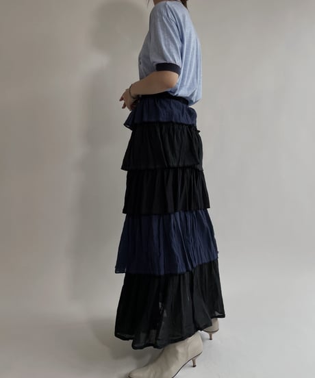 【RE;CIRCLE】 RE Indian Cotton Skirt / 220503-001