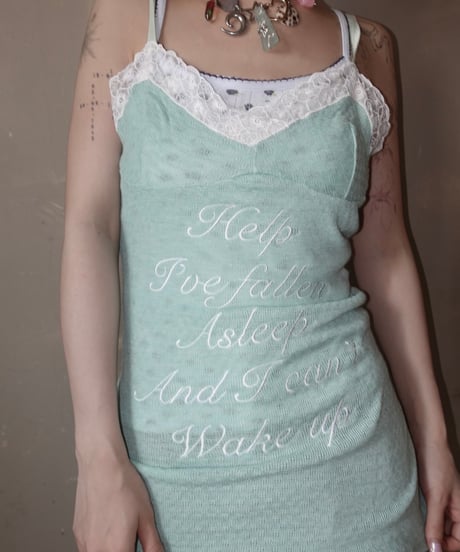 【RE;CIRCLE】 Re Embroidered Camisole Top  /  250724-001
