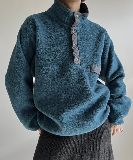【USED】 Made in USA 80~90's Patagonia Synchilla Snap T /241228-022