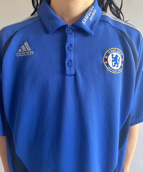 【USED】 adidas CHELSEA Soccer Shirt  /240603-070