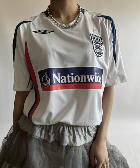 【USED】07~08's UMBRO England Training Soccer Shirt / 250809-014