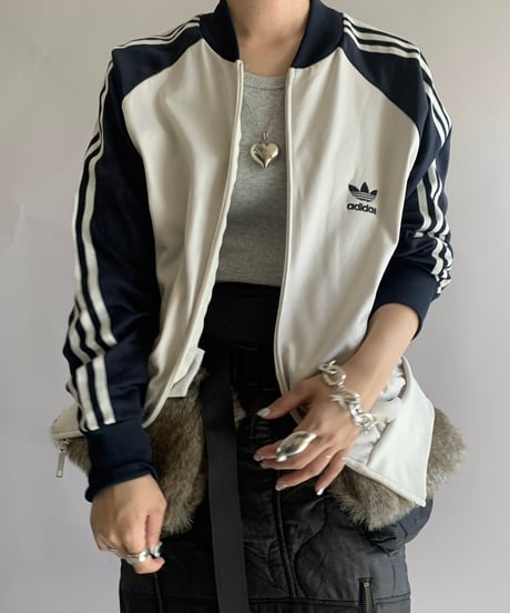【USED】  80~90's adidas Jersey Top /241116-003