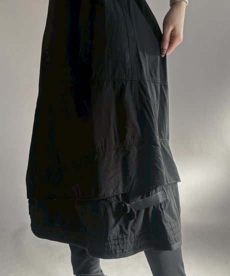 【USED】 Cop.Copine Nylon Cargo Pocket Design Skirt / 260131-021