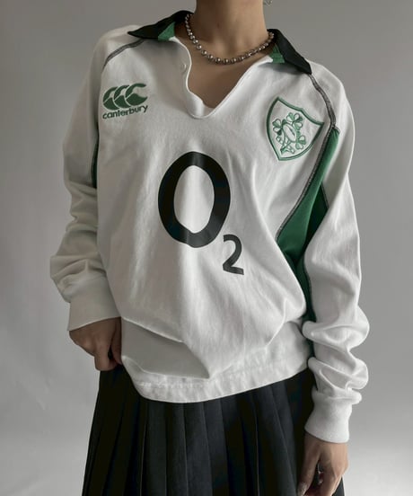 【USED】 CANTERBURY IRELAND Rugby Jersey / 251122-007