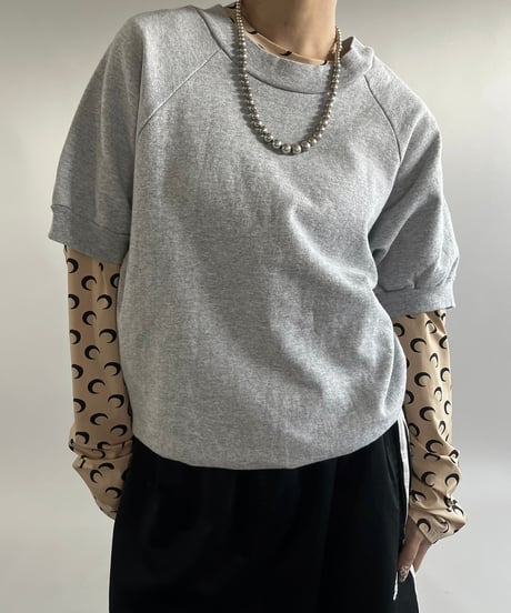 【USED】 Made in USA 80~90's The Varmont Country Store Blank S/S Sweat /250215-017