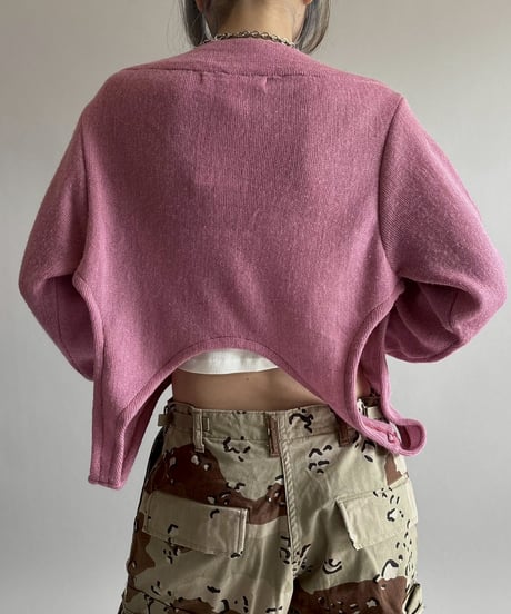 【RE;CIRCLE】 RE Deformed Acrylic Cardigan / 260312-007