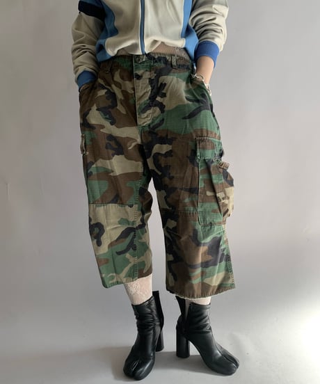 【USED】 US. Army BDU Pants Cut Off / 241116-024