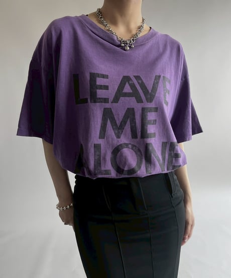 【USED】  90's TULTEX LEAVE ME ALONE T-Shirt/250510-014