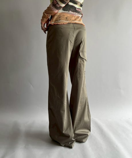 【USED】  Cop.Copine Belt Design Flare Pants / 251014-037