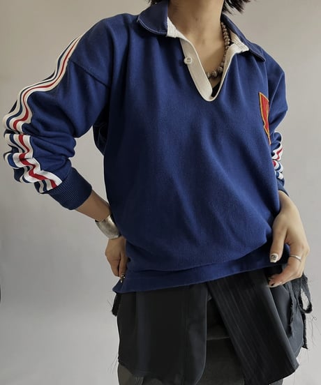 【USED 】CANTERBURY L/S Polo-Shirt/240407-034