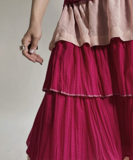 【RE;CIRCLE】 RE Indian Cotton Skirt / 220503-017