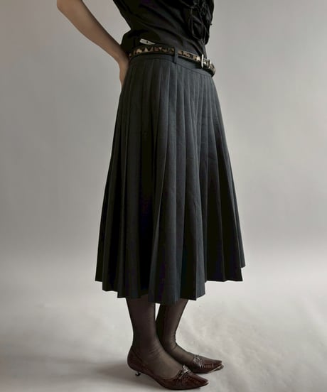 【USED】 Pleats Skirt / 260622-021