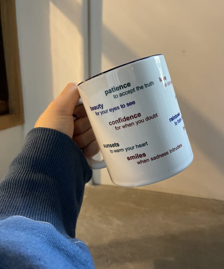 【USED】 'This is our wish for you' Mug / 221219-020