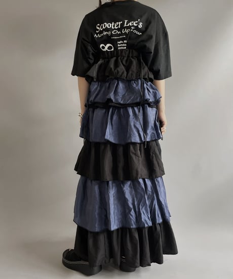 【RE;CIRCLE】RE Tiered Skirt & Bra Set / 230803-003