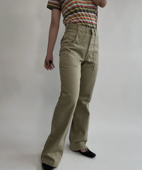 【USED】  Dickies Cotton Flare Pants / 220730-018
