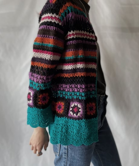【USED】  Crochet L/S Cardigan/210825-027