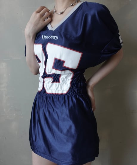 【RE;CIRCLE】 Re Shirring Football Shirt  /  250724-035