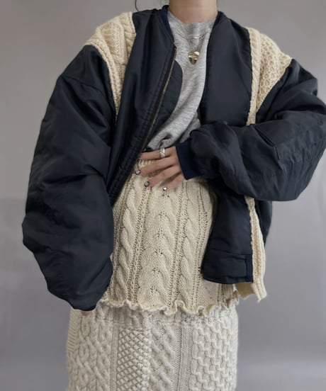 【RE;CIRCLE】 RE MA-1 Alan Docking Jacket / 221208-007