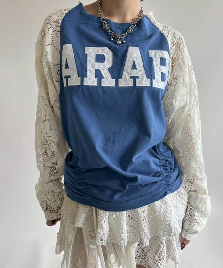 【RE;CIRCLE】 RE Lace Switching Raglan T-Shirt / 250605-009